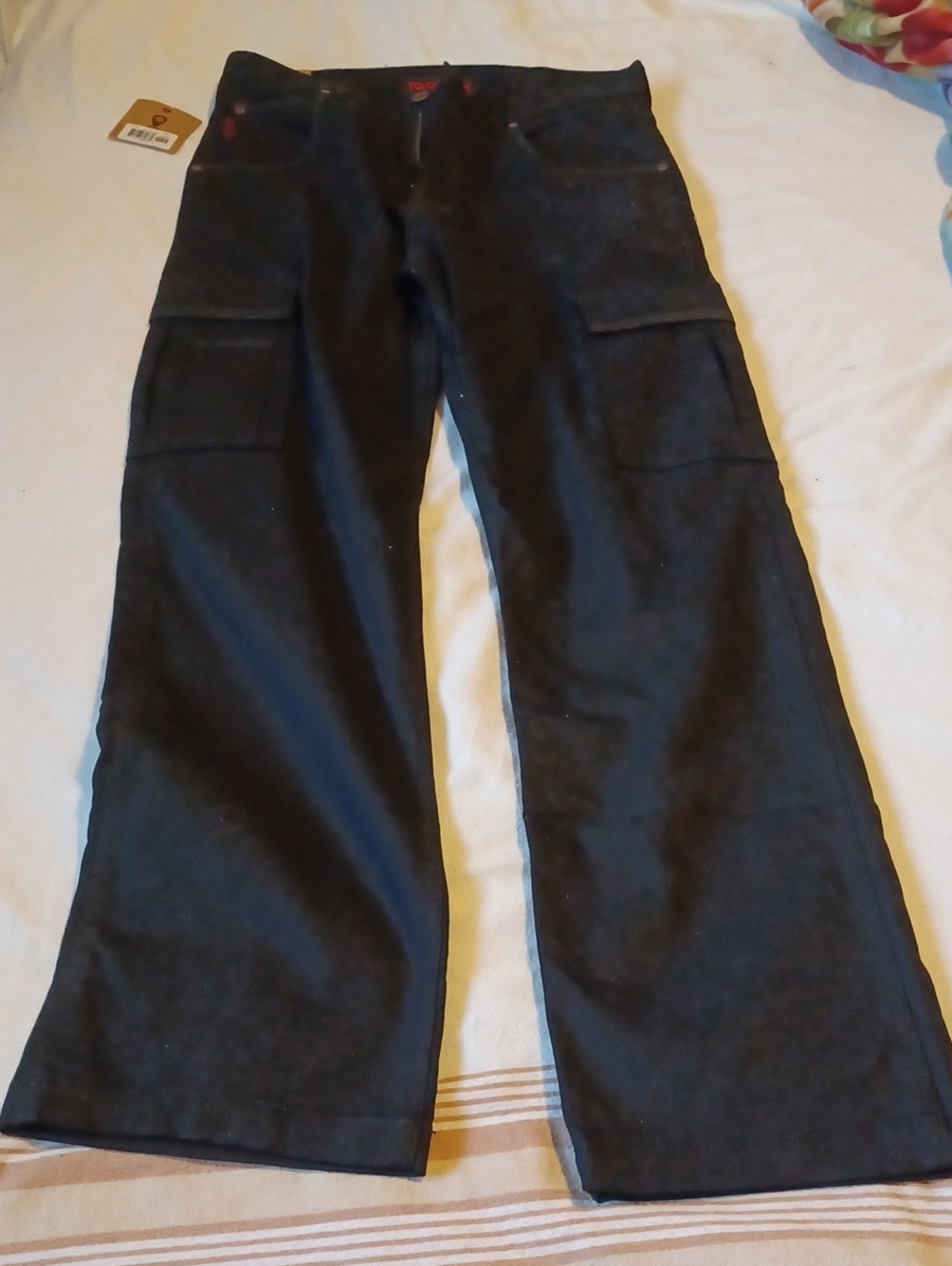 Tough Duck 6010 Men's Flex Twill Cargo Pants Black 32x32